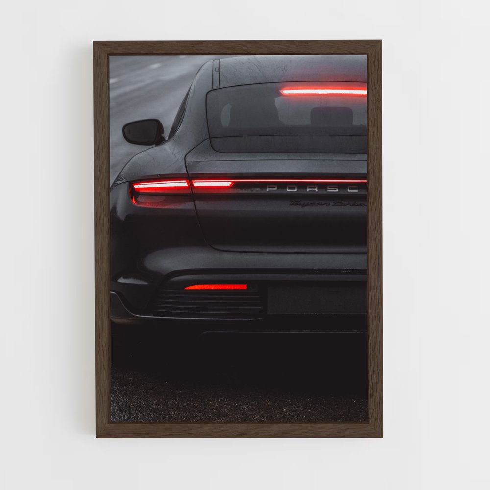 Poster Taycan turbo gt élégant – affiche Porsche (vue 5)